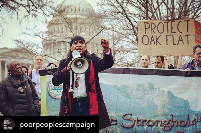 photo of protester in Washington, D.C.