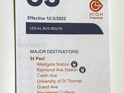Metro Transit bus 63 schedule